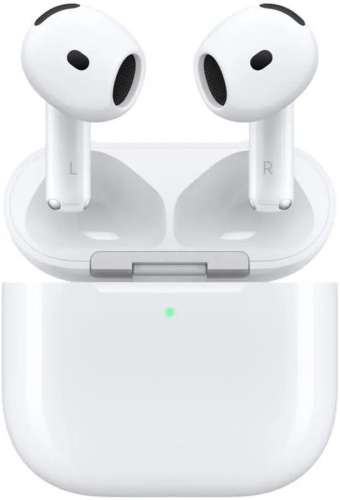 Наушники Apple AirPods 4 ANC A3055,A3056,A3059, Bluetooth, вкладыши, белый [mxp93ll/a]
